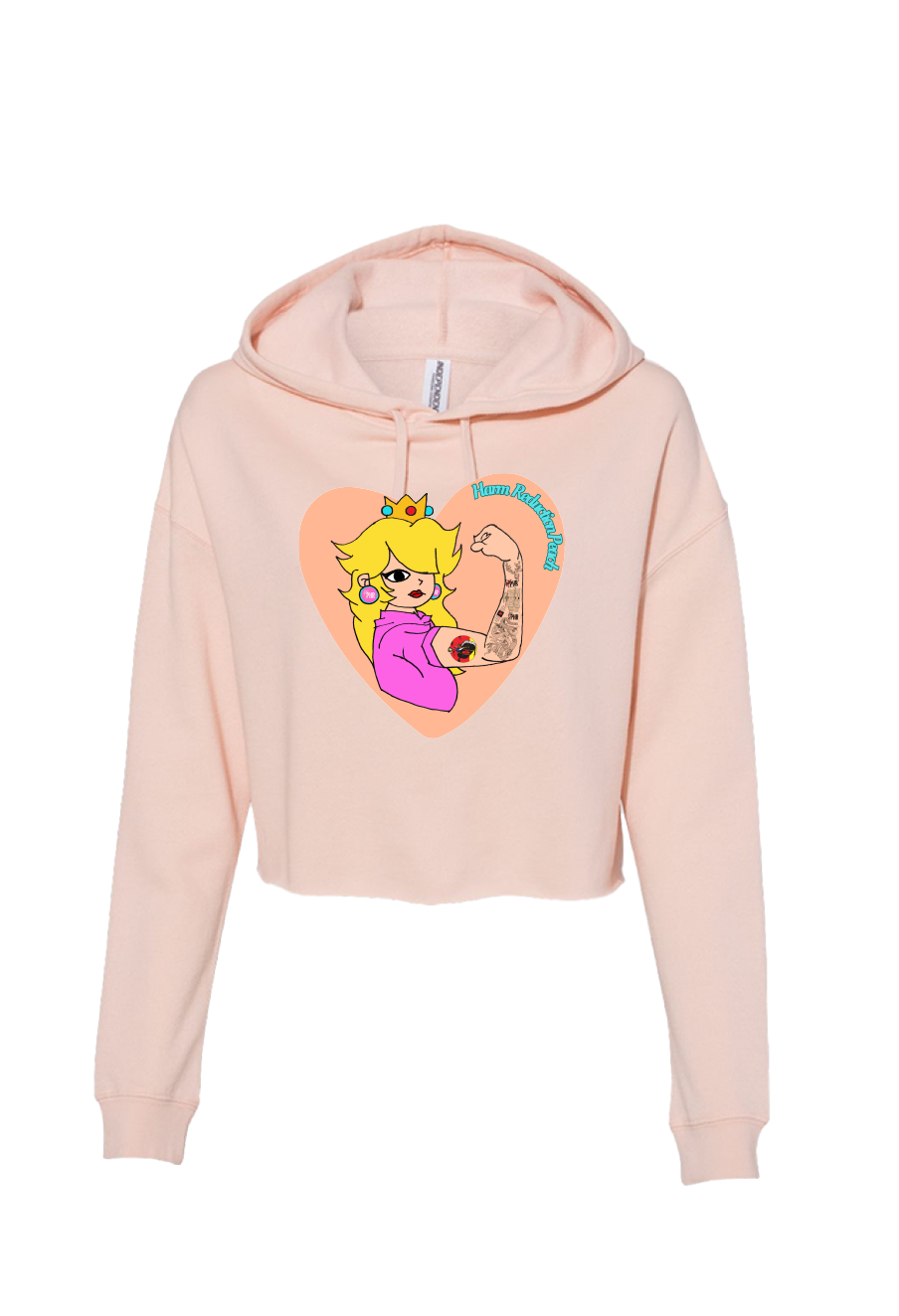 Peach Crop hooded pullover