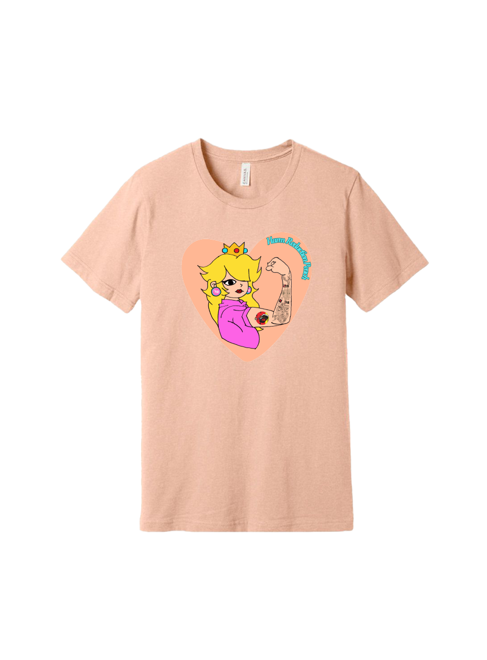 Peach t-shirt